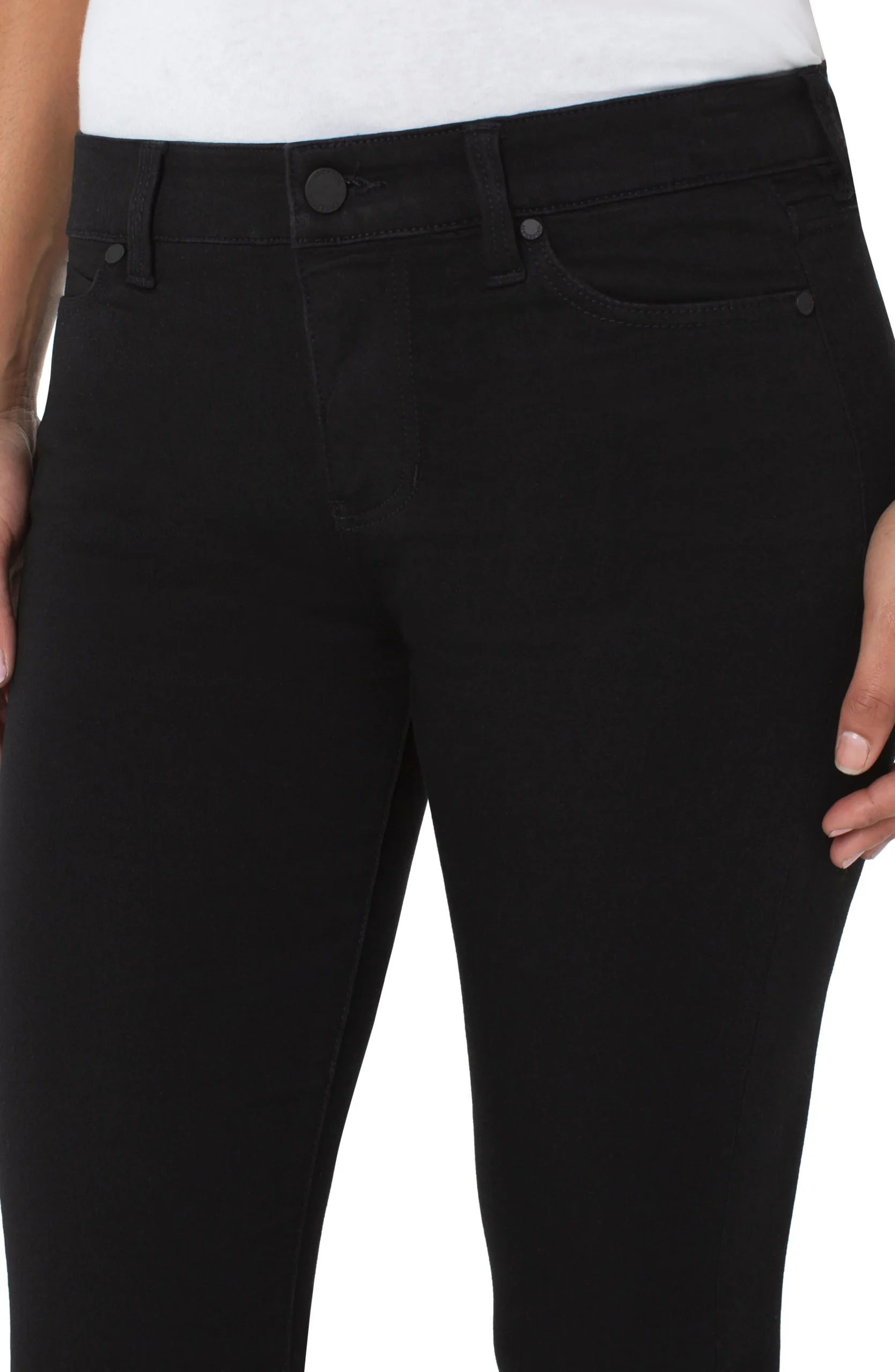 Liverpool Los Angeles Skinny|Jeans-ABBY SKINNY SILKY SOFT ECO Blackrinse