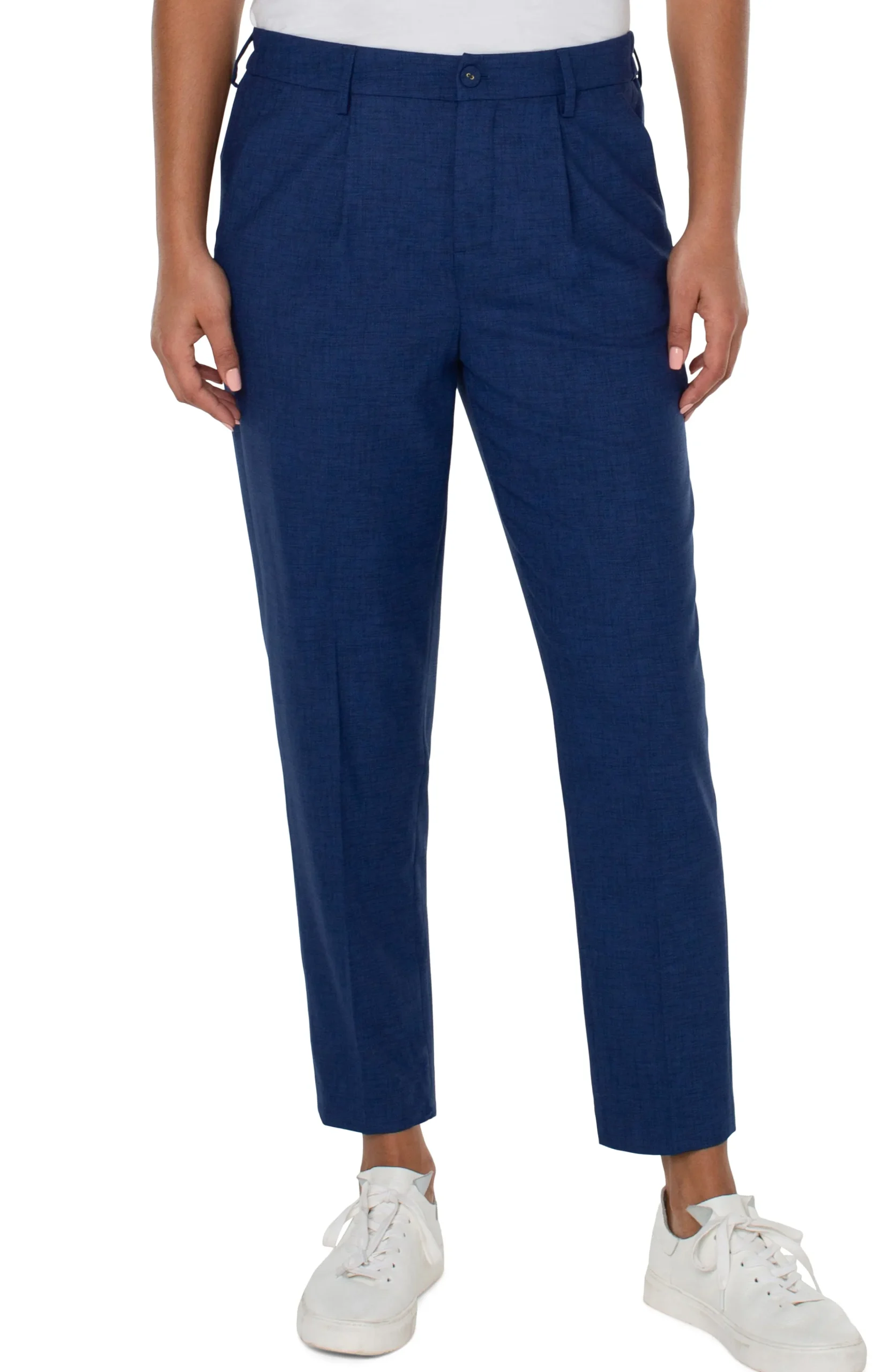 Liverpool Los Angeles Trousers|Utility Pants-AVA TAPERED TROUSER Merchantblue