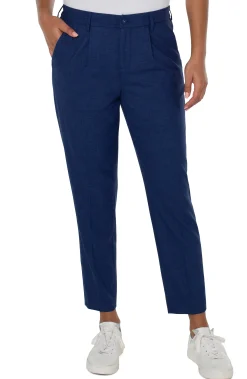 Liverpool Los Angeles Trousers|Utility Pants-AVA TAPERED TROUSER Merchantblue