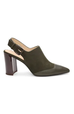 Liverpool Los Angeles Mules-BARSTOW SLING BACK MULE Olive