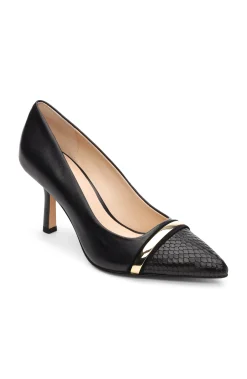 Liverpool Los Angeles Heels-BELAIR PUMP WITH EMBOSSED SNAKE Black