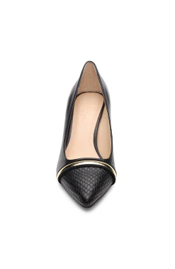 Liverpool Los Angeles Heels-BELAIR PUMP WITH EMBOSSED SNAKE Black
