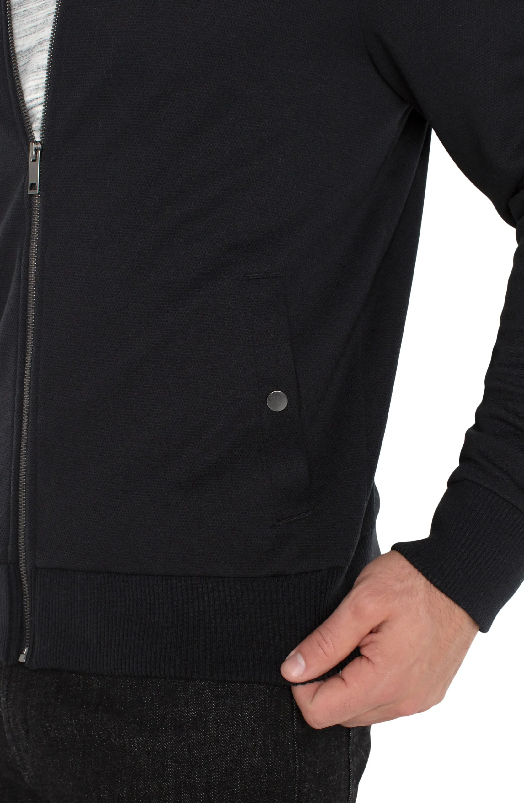 Liverpool Los Angeles Jackets & Blazers-BOMBER JACKET Black