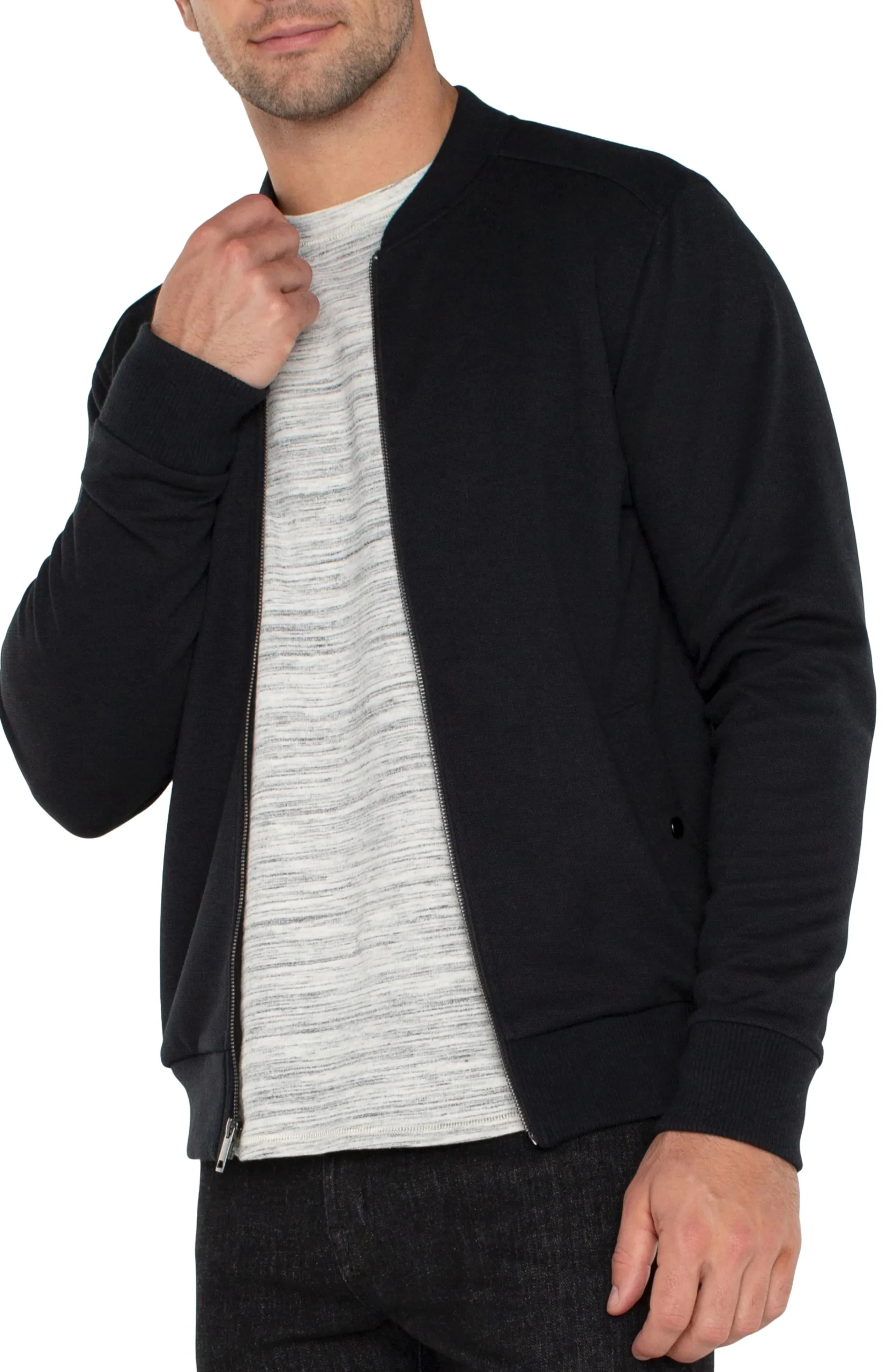 Liverpool Los Angeles Jackets & Blazers-BOMBER JACKET Black