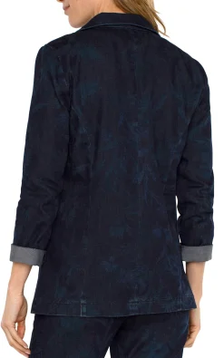 Liverpool Los Angeles Jackets-BOYFRIEND BLAZER Shadowfloral