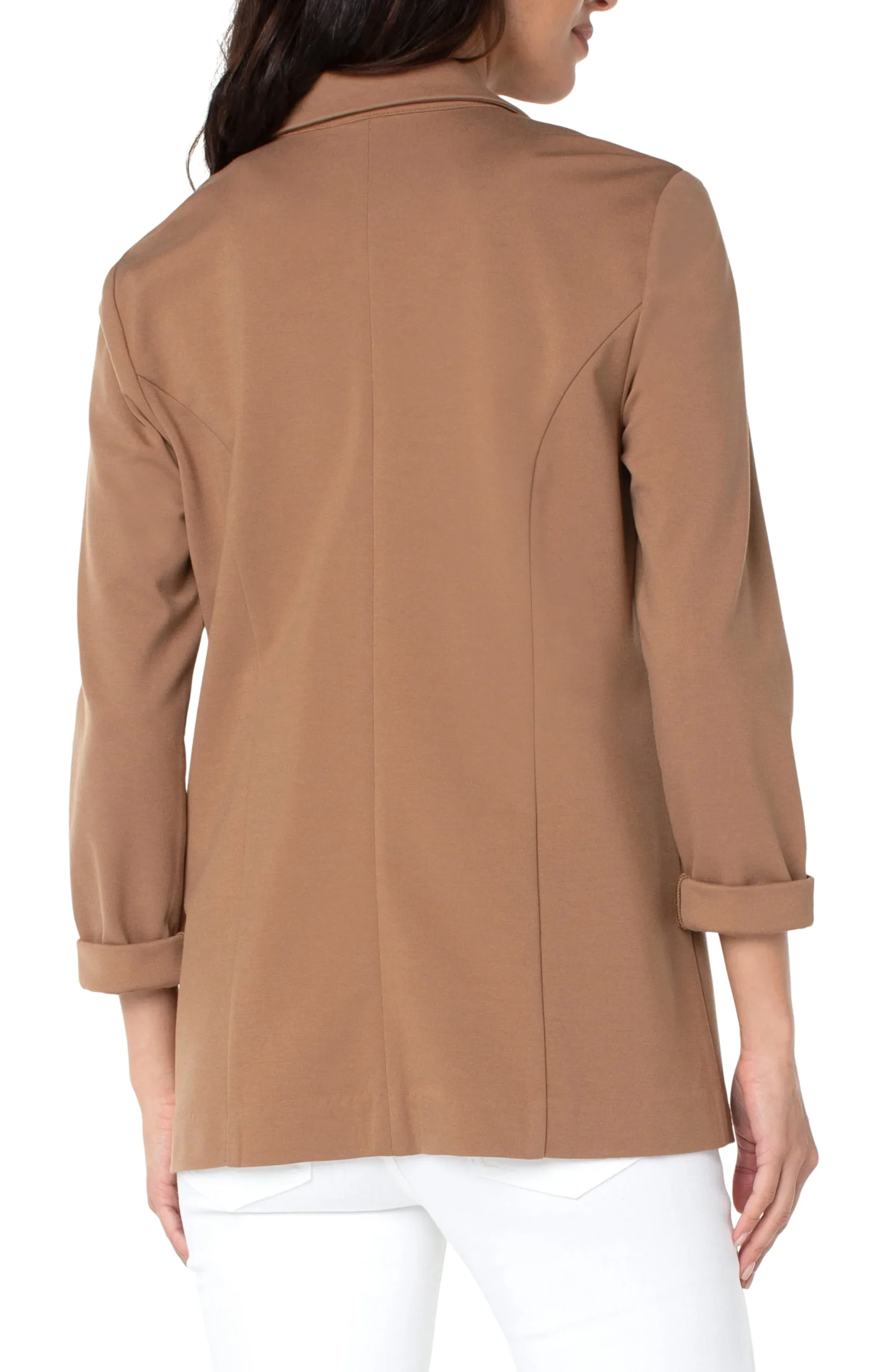 Liverpool Los Angeles Jackets-BOYFRIEND BLAZER WITH PRINCESS DARTS Maple