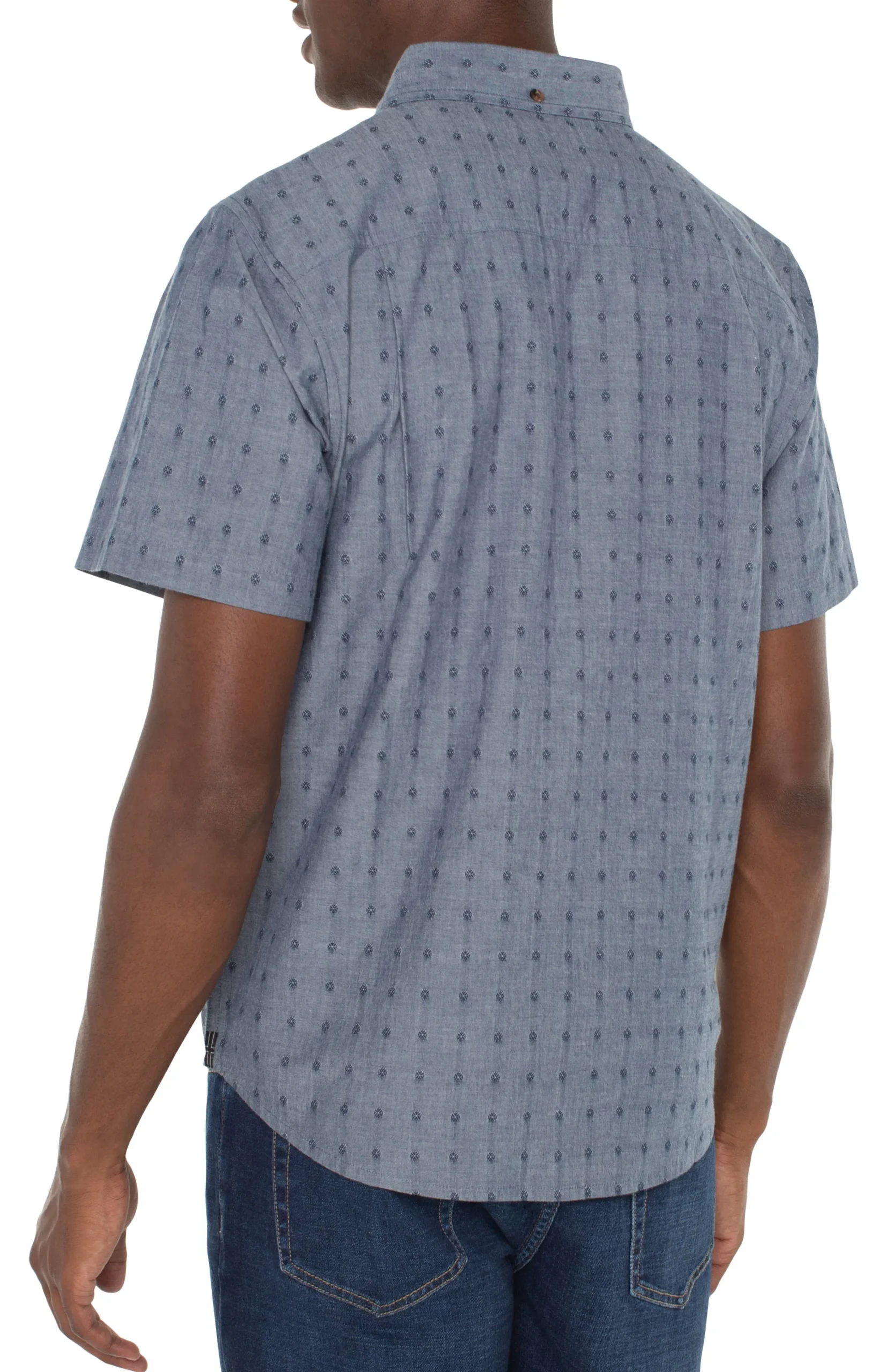 Liverpool Los Angeles Shirts-BUTTON UP SHORT SLEEVE SHIRT Chambraydobby