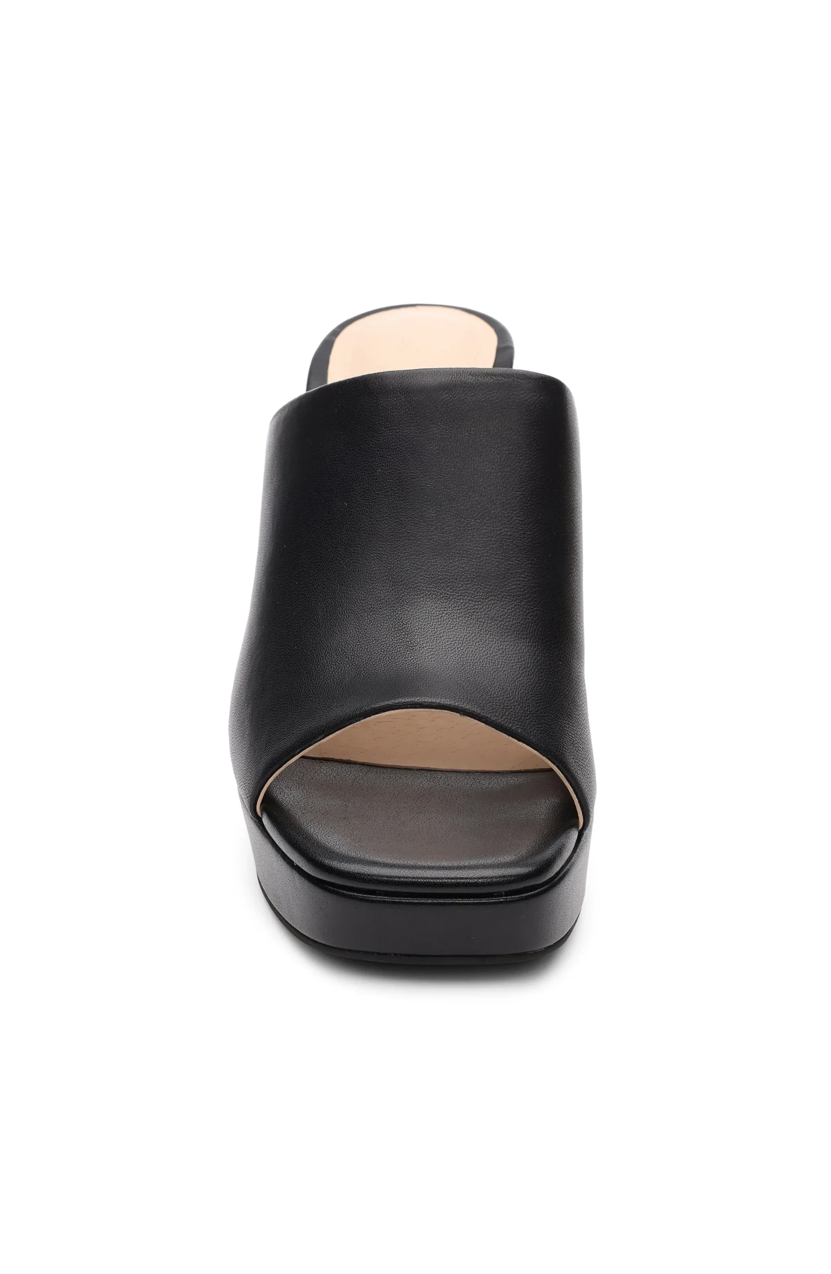 Liverpool Los Angeles Mules-CARSON HIGH BLOCK HEEL MULE Black