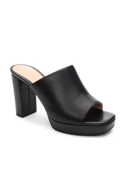 Liverpool Los Angeles Mules-CARSON HIGH BLOCK HEEL MULE Black