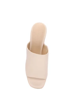 Liverpool Los Angeles Mules-CARSON HIGH BLOCK HEEL MULE Ecru
