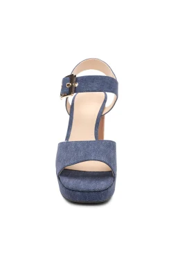Liverpool Los Angeles Heels-CELEBRITY ANKLE STRAP HEEL Indigo