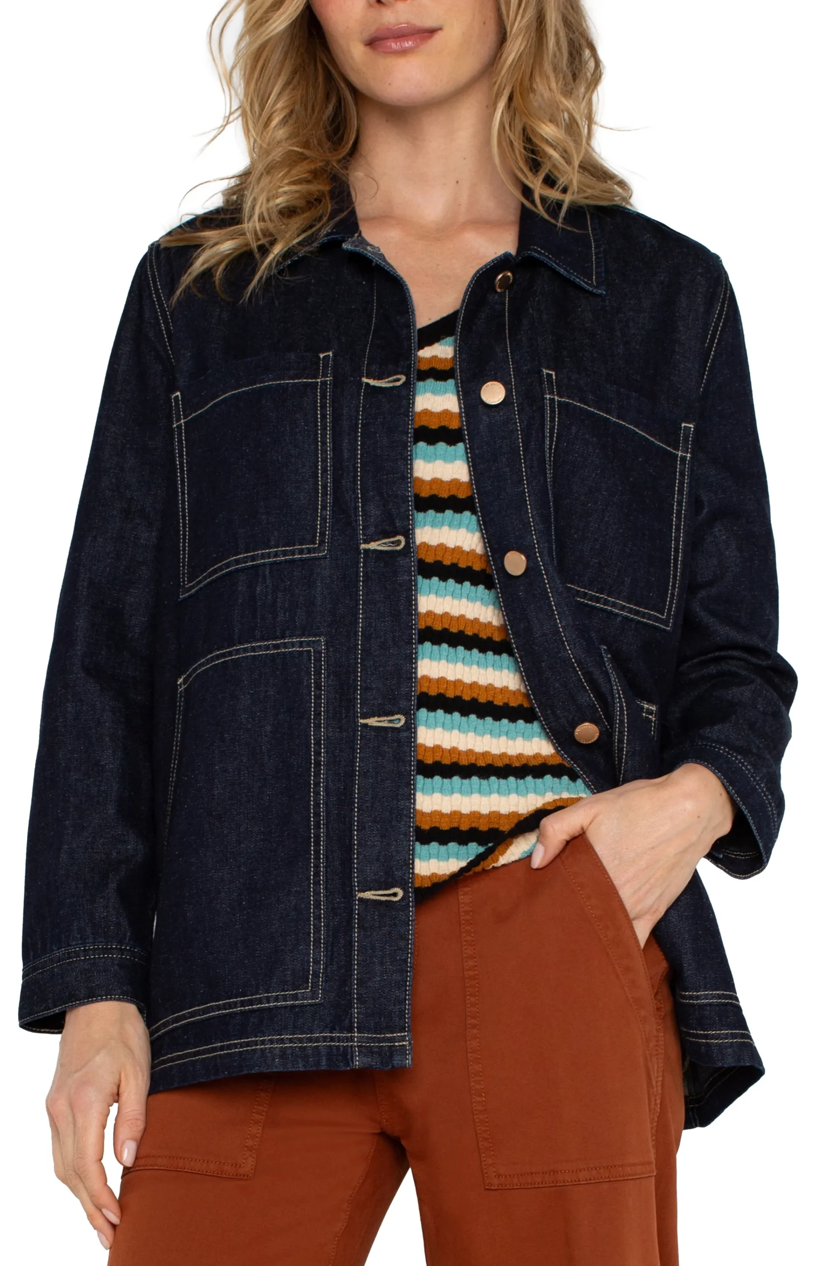 Liverpool Los Angeles Jackets|Jackets-CHORE COAT Lomalinda