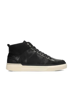 Liverpool Los Angeles Sneakers-CITATION LEATHER HIGH TOP SNEAKER Black