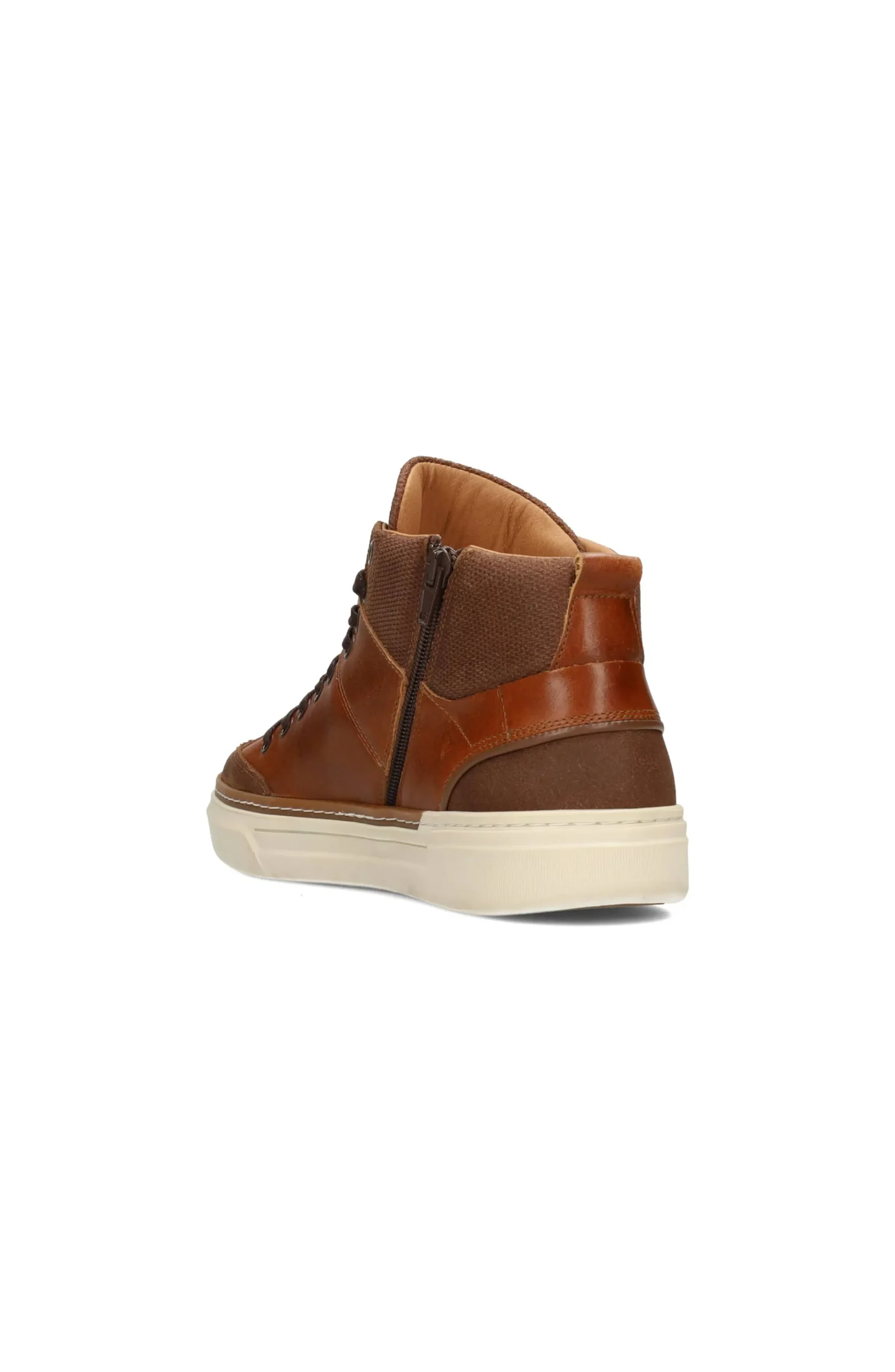 Liverpool Los Angeles Sneakers-CITATION LEATHER HIGH TOP SNEAKER Cognac