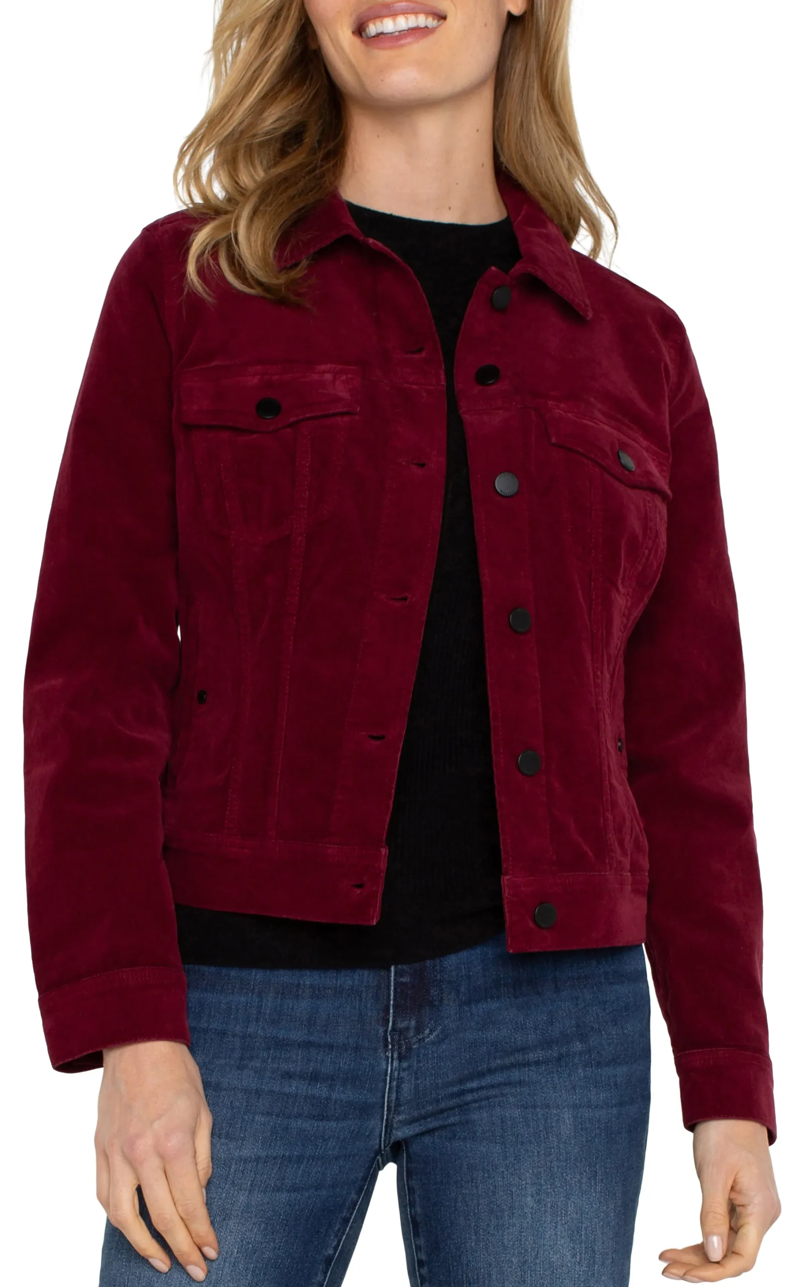Liverpool Los Angeles Jackets|Jackets-CLASSIC JACKET Ruby