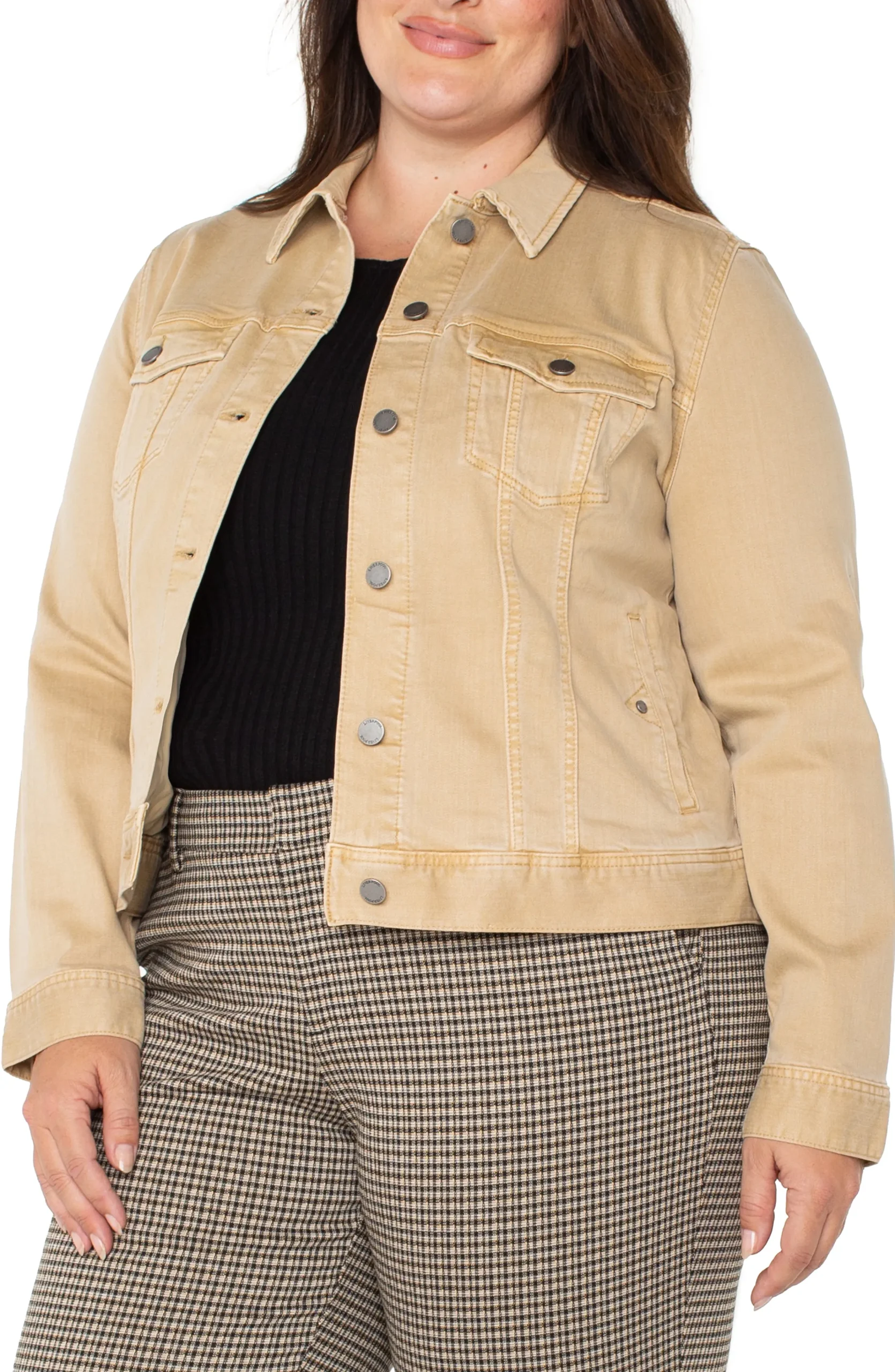 Liverpool Los Angeles Jackets-CLASSIC JEAN JACKET Hayseedtan