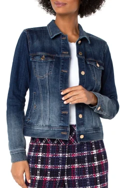 Liverpool Los Angeles Jackets|Jackets-CLASSIC JEAN JACKET Glenrock