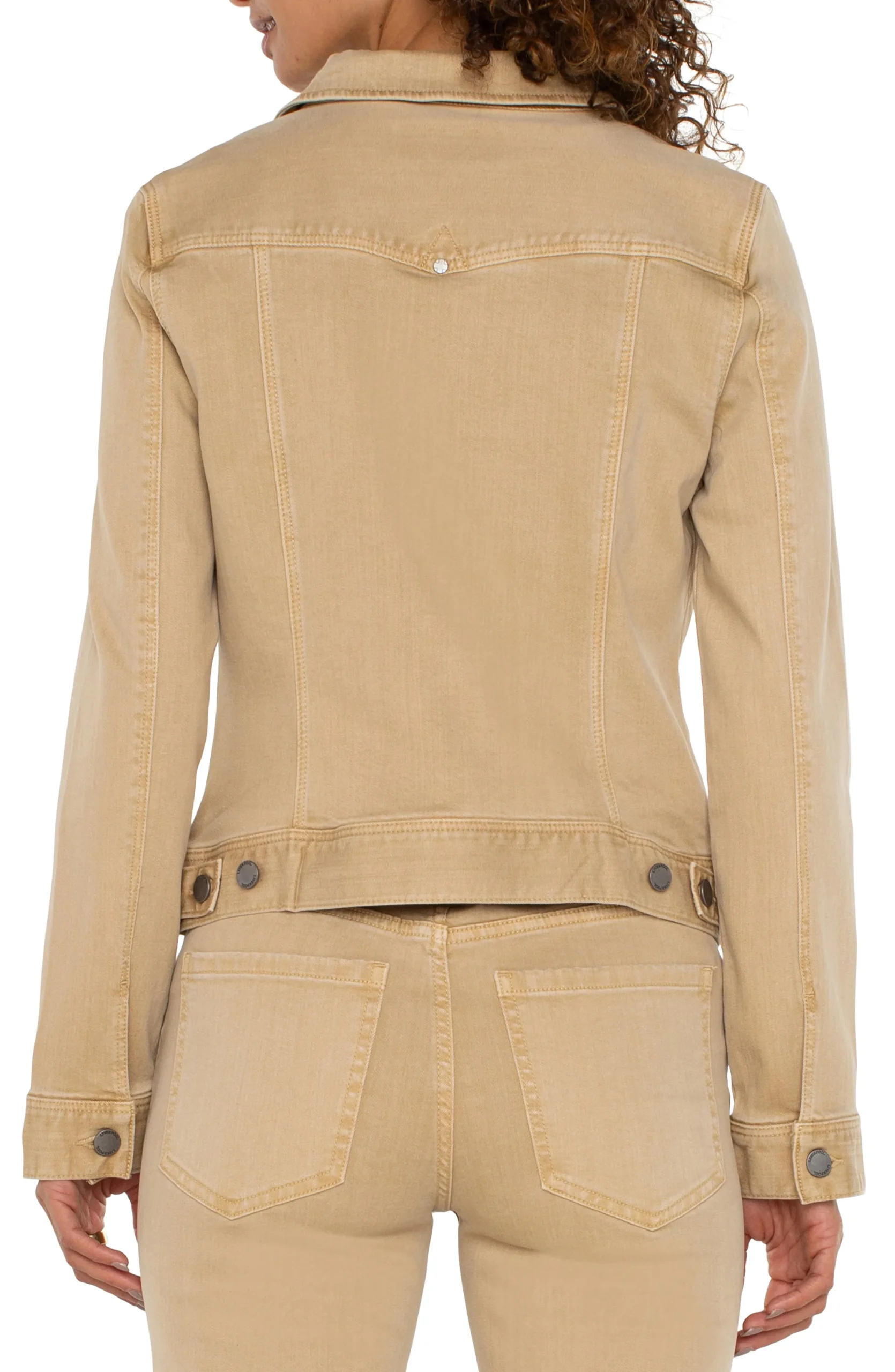 Liverpool Los Angeles Jackets|Jackets-CLASSIC JEAN JACKET Hayseedtan