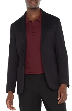 Liverpool Los Angeles Jackets & Blazers-DOUBLE VENT BLAZER Black