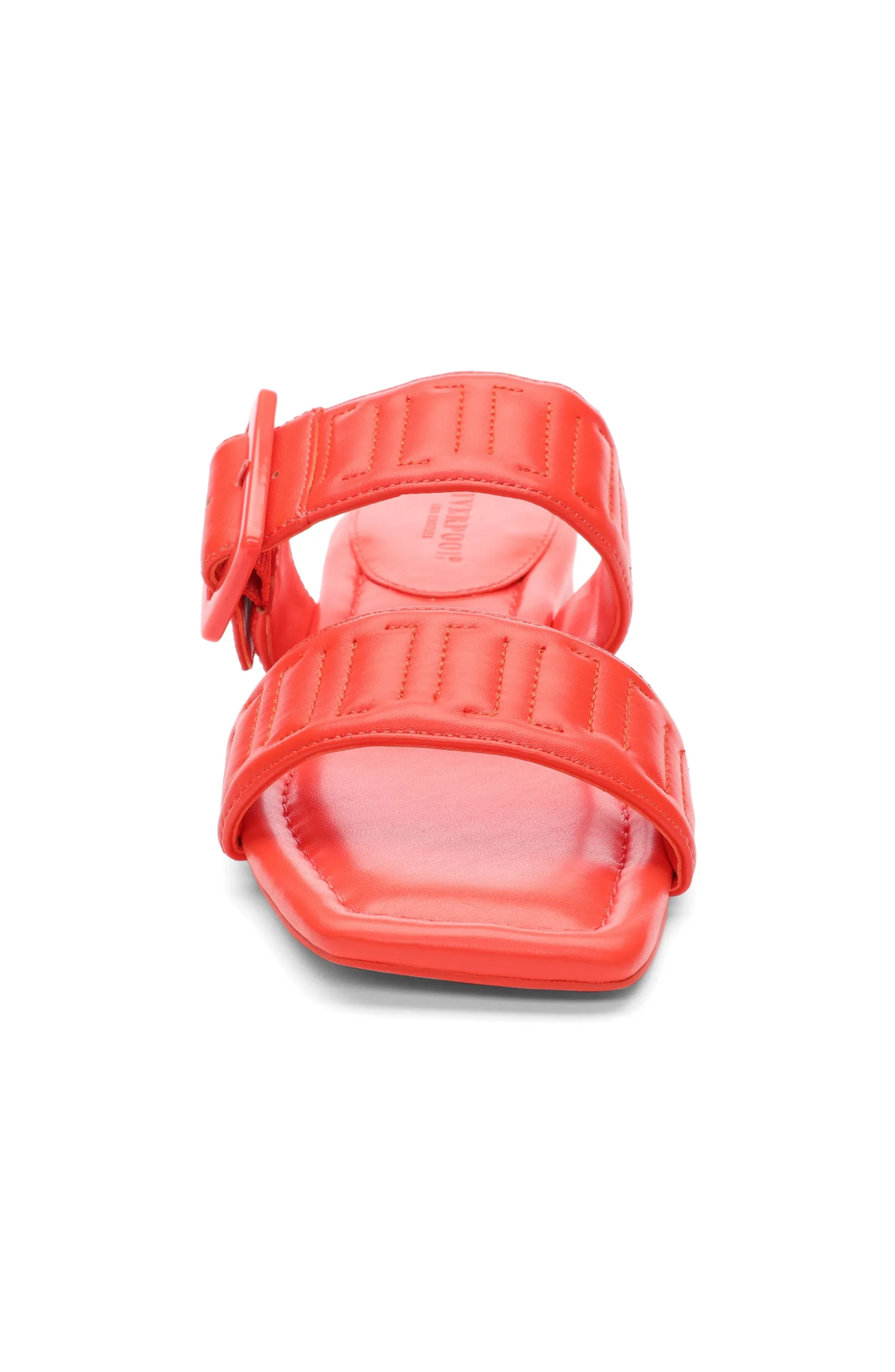 Liverpool Los Angeles Sandals-DOWNTOWN LOGO STITCH SANDAL Coral