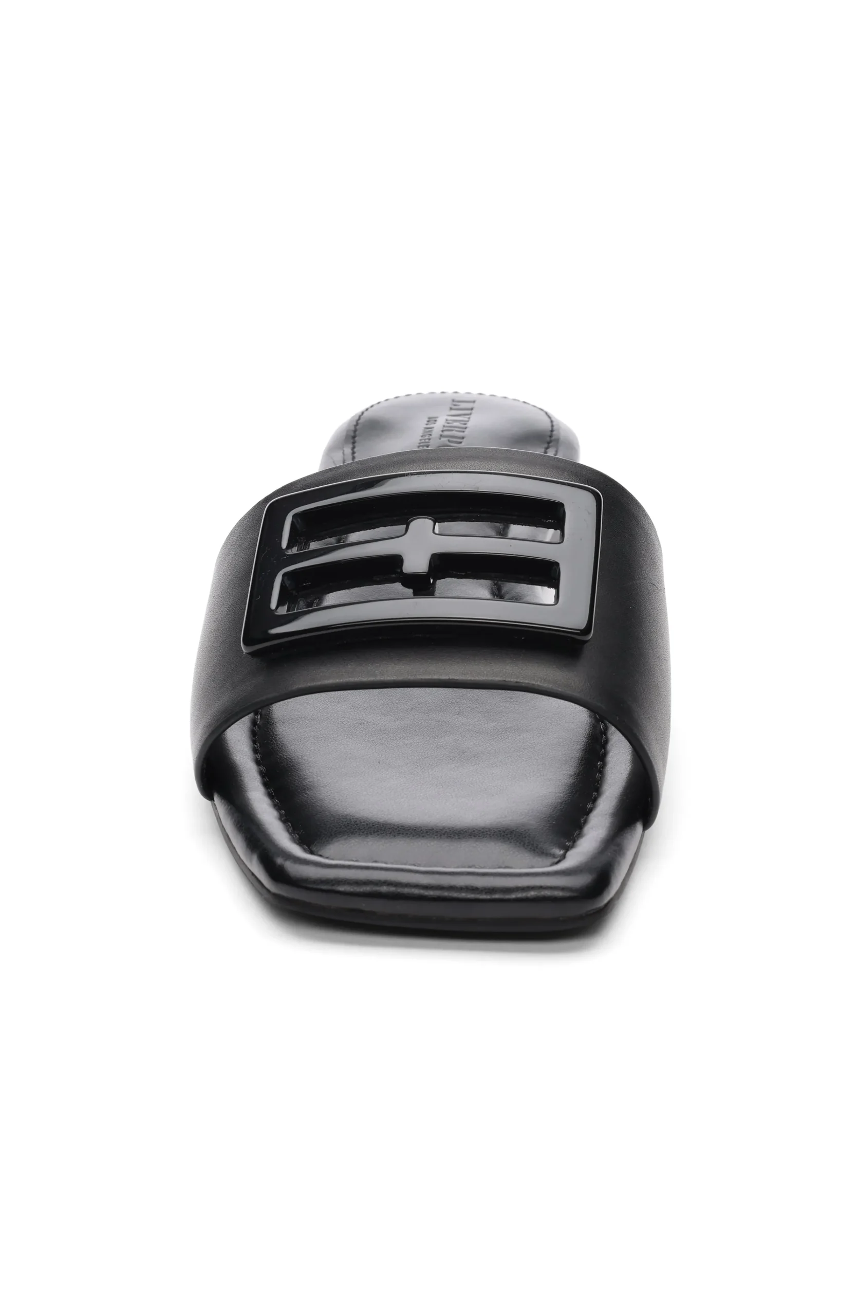 Liverpool Los Angeles Sandals-DUNBAR LOGO MEDALLION SANDALS Black