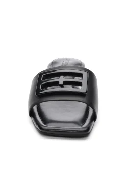 Liverpool Los Angeles Sandals-DUNBAR LOGO MEDALLION SANDALS Black