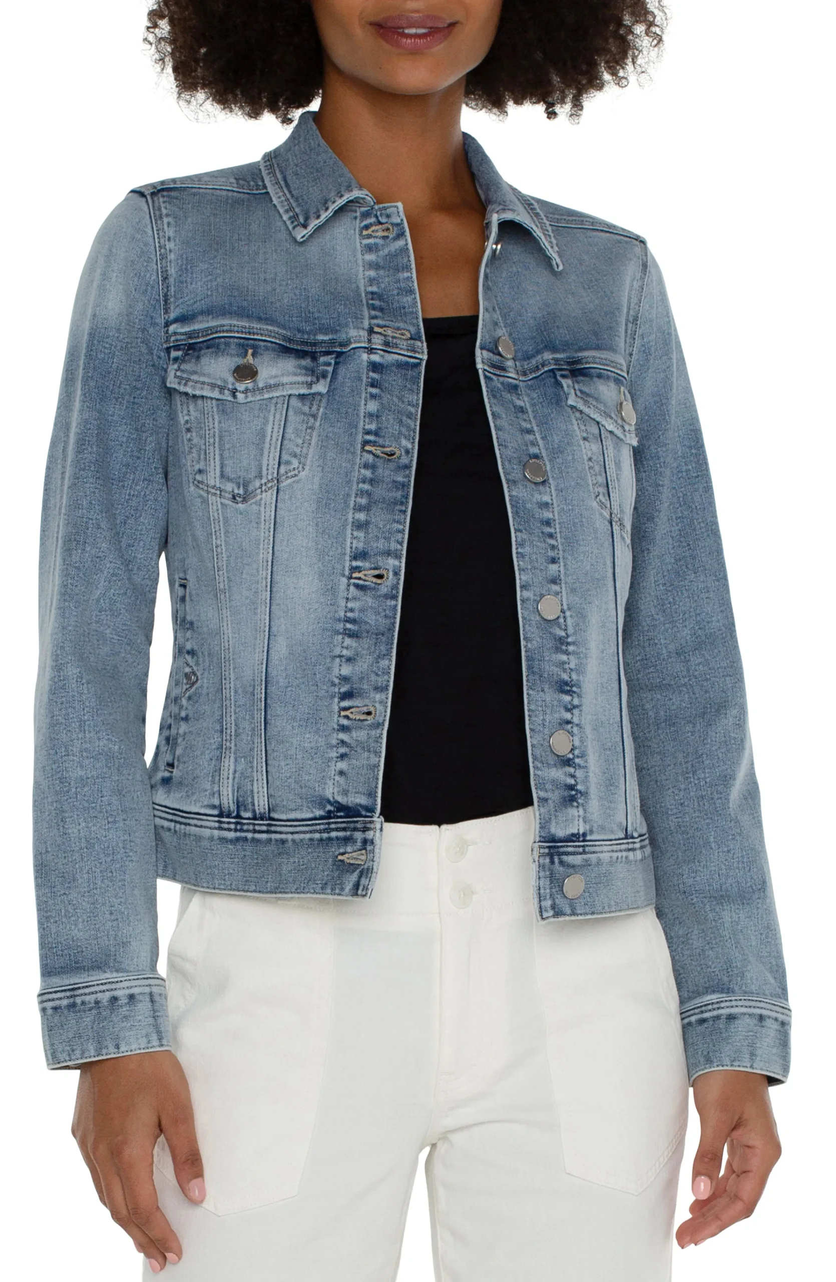 Liverpool Los Angeles Jackets|Jackets-ECO CLASSIC JEAN JACKET Cabrillo