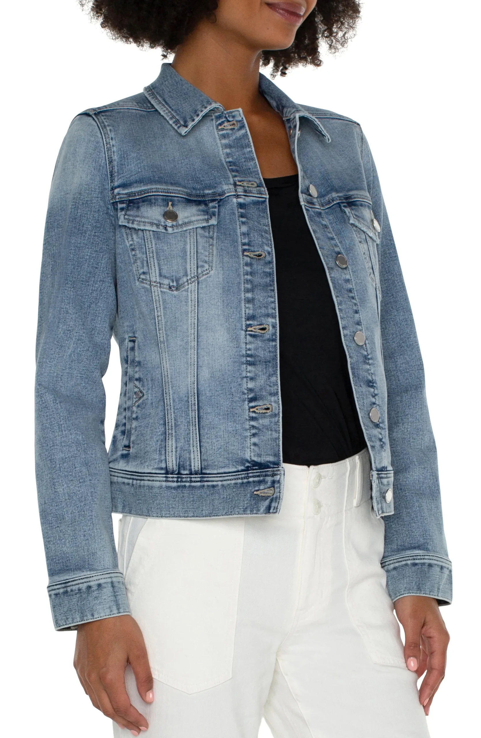 Liverpool Los Angeles Jackets|Jackets-ECO CLASSIC JEAN JACKET Cabrillo