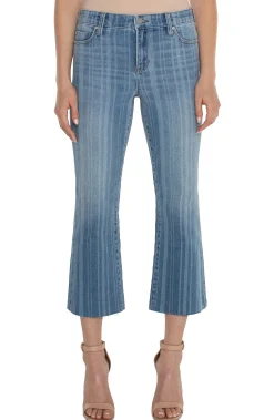 Liverpool Los Angeles Jeans|Bootcut & Flares-ECO HANNAH CROP FLARE Bayardstripe