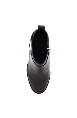 Liverpool Los Angeles Boots-ENCINO BOOTIE WITH ANKLE STRAP Black