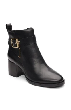 Liverpool Los Angeles Boots-ENCINO BOOTIE WITH ANKLE STRAP Black