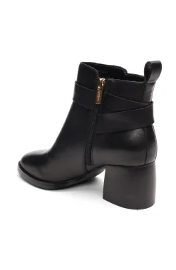 Liverpool Los Angeles Boots-ENCINO BOOTIE WITH ANKLE STRAP Black