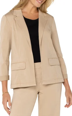 Liverpool Los Angeles Jackets-FITTED BLAZER Cappuccino