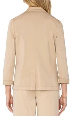 Liverpool Los Angeles Jackets-FITTED BLAZER Cappuccino
