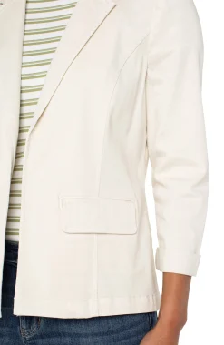 Liverpool Los Angeles Jackets-FITTED BLAZER Bone