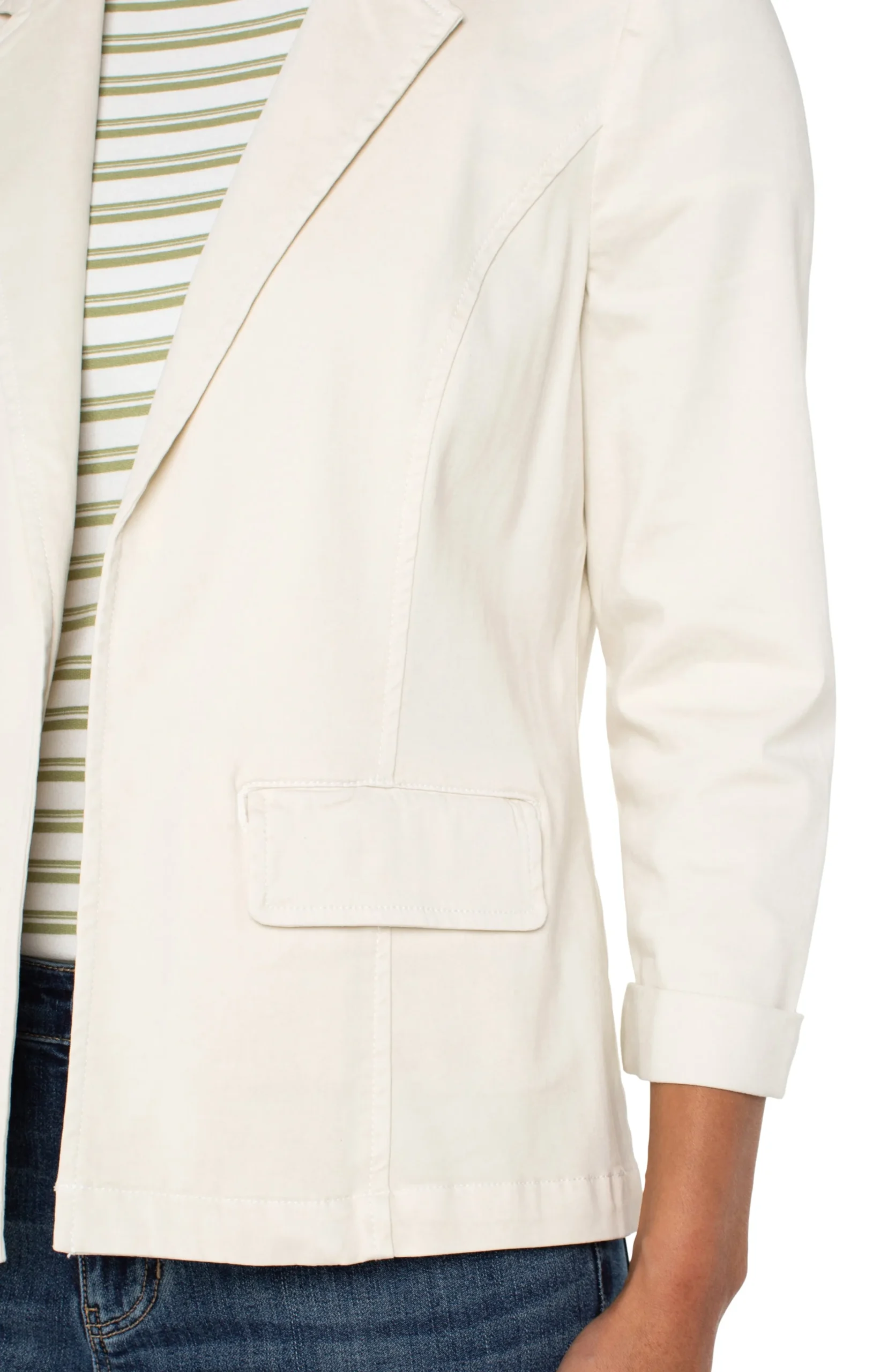 Liverpool Los Angeles Jackets-FITTED BLAZER Bone