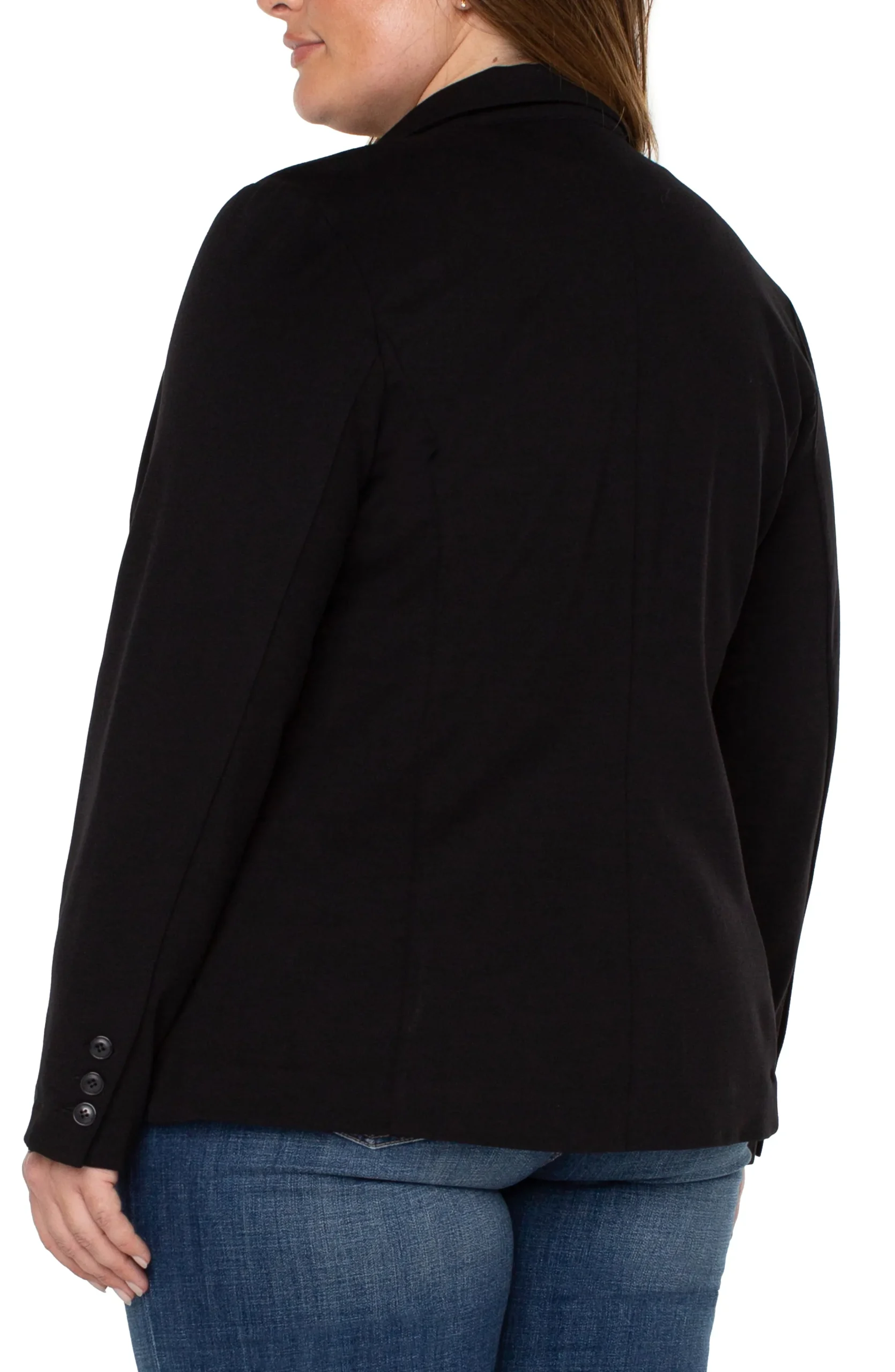 Liverpool Los Angeles Jackets-FITTED BLAZER Black