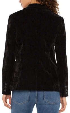 Liverpool Los Angeles Jackets-FITTED BLAZER Black