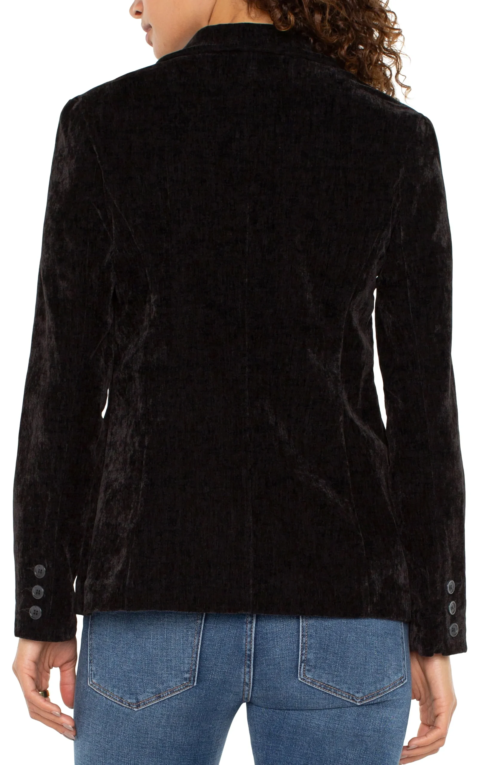 Liverpool Los Angeles Jackets-FITTED BLAZER Black