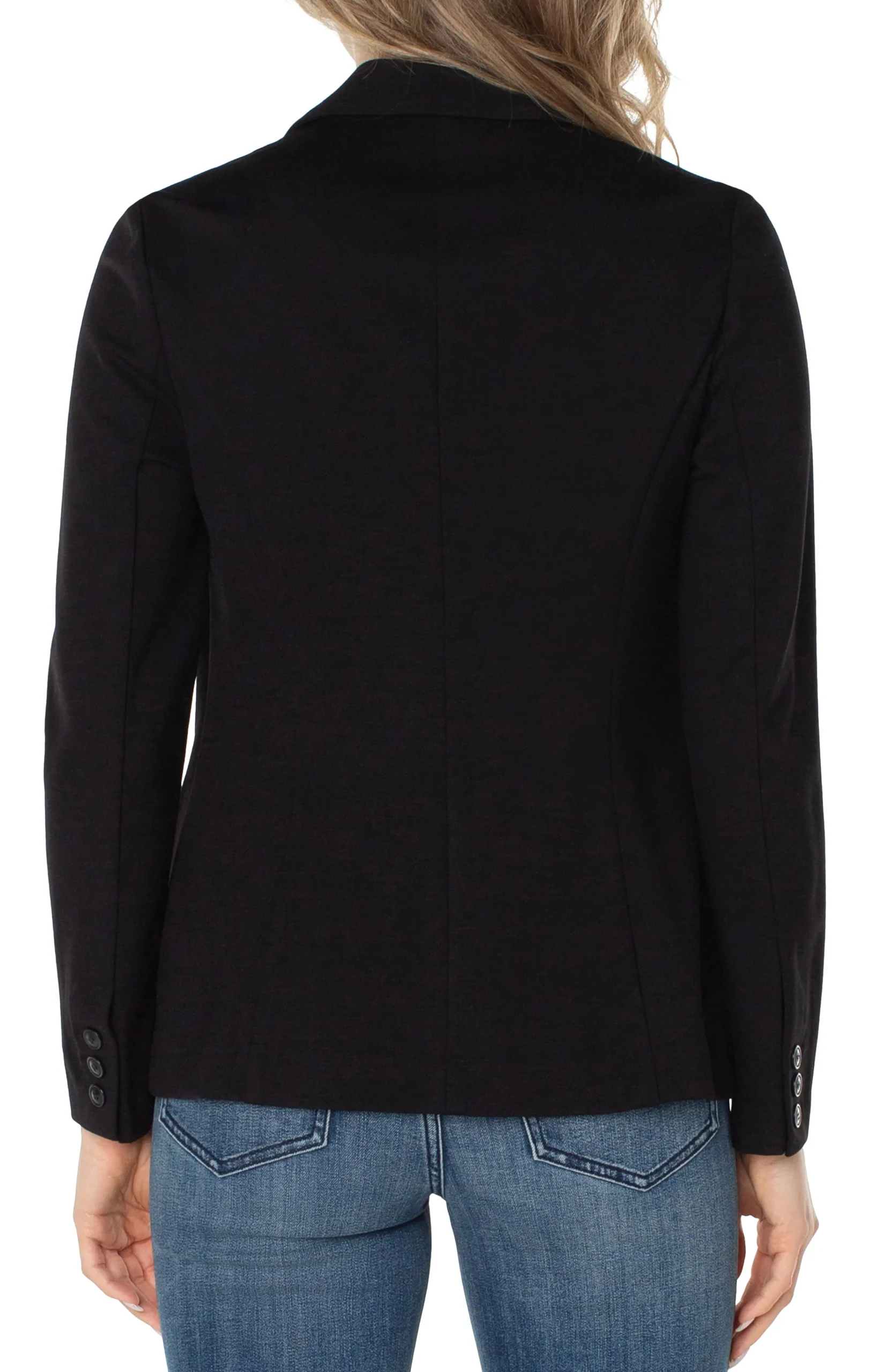 Liverpool Los Angeles Jackets-FITTED BLAZER SUPER STRETCH Black