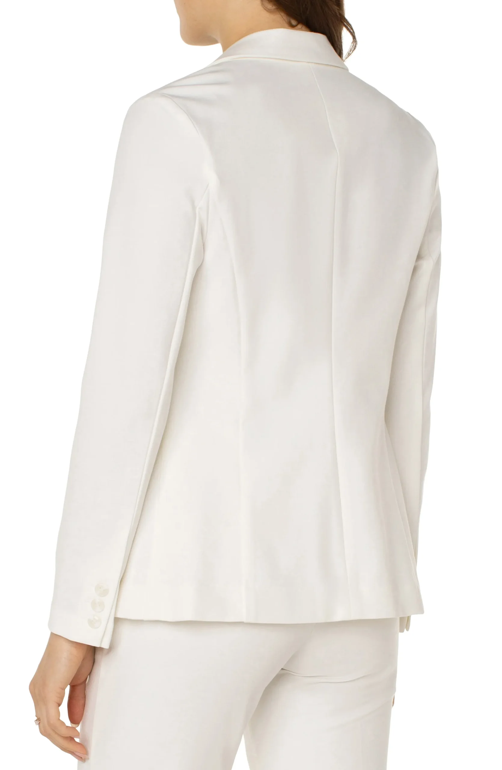 Liverpool Los Angeles Jackets-FITTED BLAZER SUPER STRETCH PONTE Vintagewhite