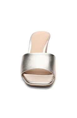 Liverpool Los Angeles Mules|Wedges & Espadrilles-FLOWERS WEDGE MULE Gold