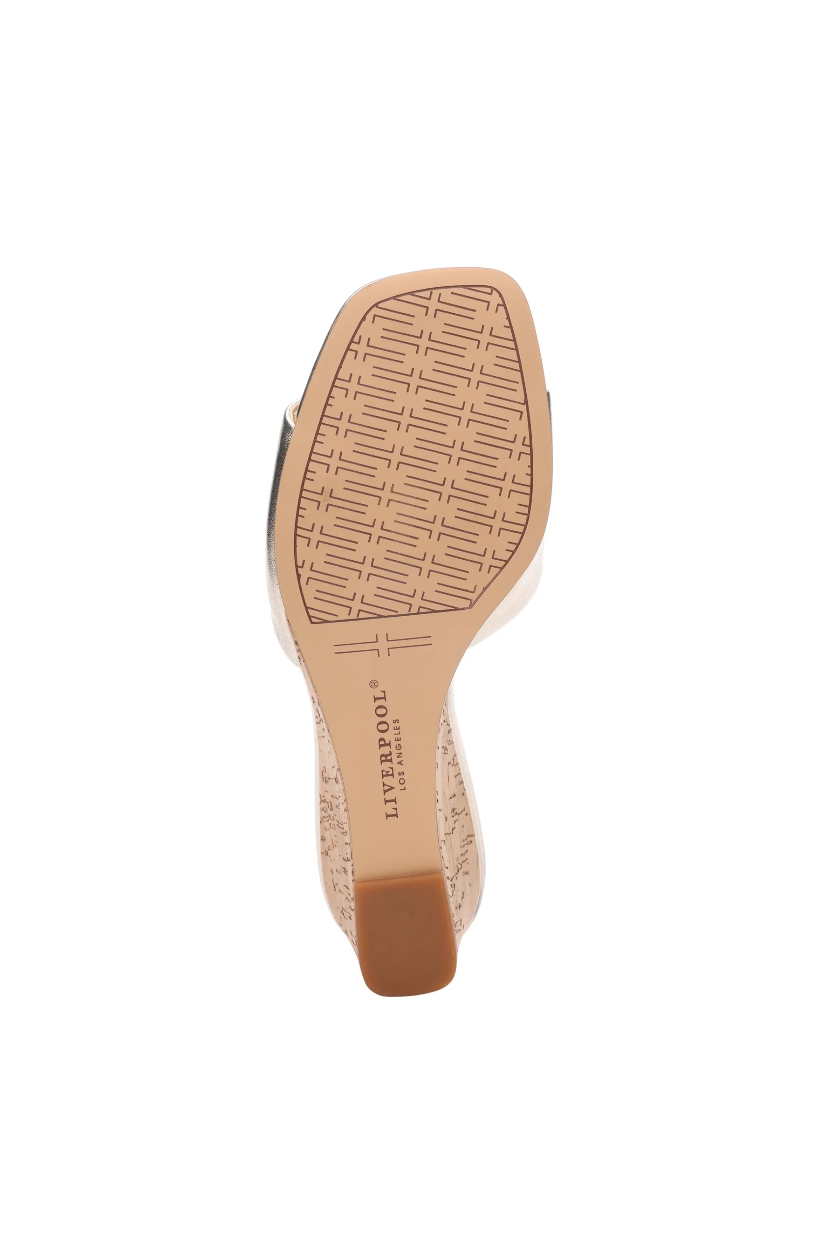 Liverpool Los Angeles Mules|Wedges & Espadrilles-FLOWERS WEDGE MULE Gold