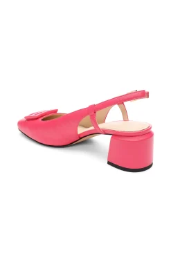 Liverpool Los Angeles Flats-GETTY SLINGBACK WITH LOGO MEDALLION Pinkpunch