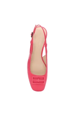 Liverpool Los Angeles Flats-GETTY SLINGBACK WITH LOGO MEDALLION Pinkpunch
