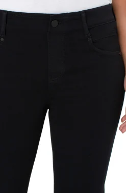 Liverpool Los Angeles Slim|Pull-On-GIA GLIDER® SLIM ECO Overdyeblack