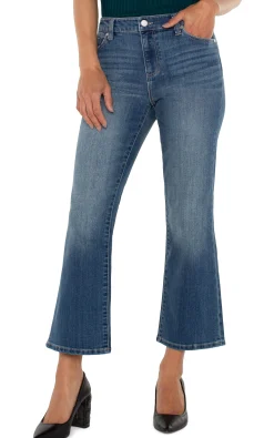 Liverpool Los Angeles Jeans|Bootcut & Flares-HANNAH CROP FLARE - ECO Foresthills