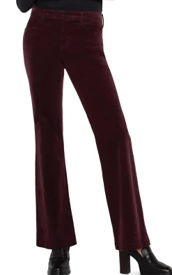Liverpool Los Angeles Jeans-HANNAH FLARE CORDUROY Blackberry