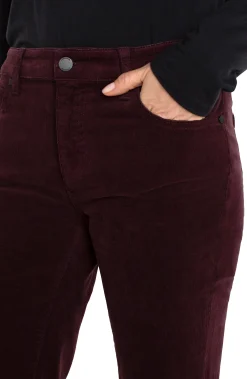 Liverpool Los Angeles Jeans-HANNAH FLARE CORDUROY Blackberry