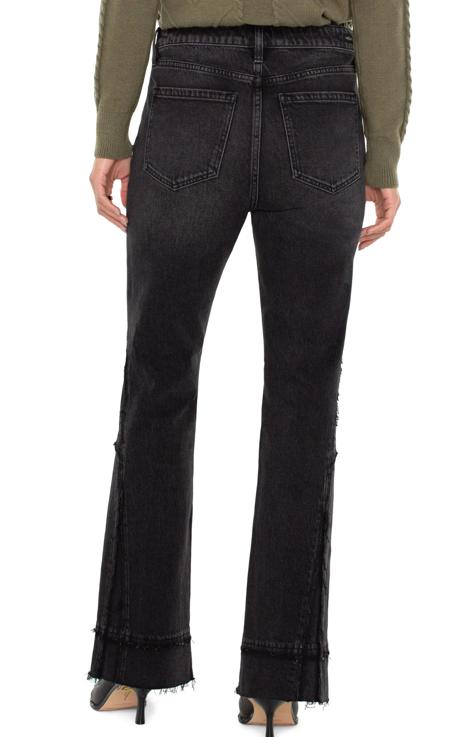 Liverpool Los Angeles Jeans|Bootcut & Flares-HANNAH FLARE WITH CRAFTY SEAMING Mooreland